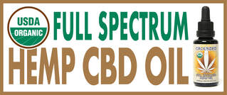 Grounded 100% USDA Certified Organic Full Spectrum CBD Oil
